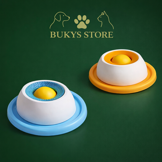 Interaktiver Snack - Leckteller für Katzen und Hunde